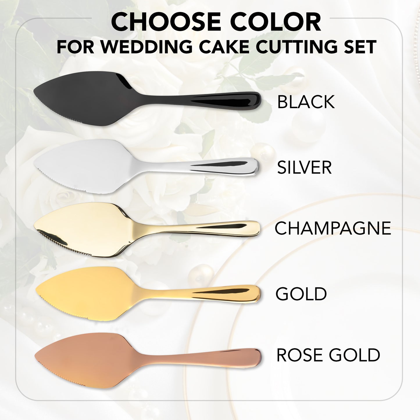 Personalized cake server set – perfect wedding gift