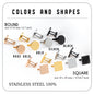 Custom gold cufflinks for men