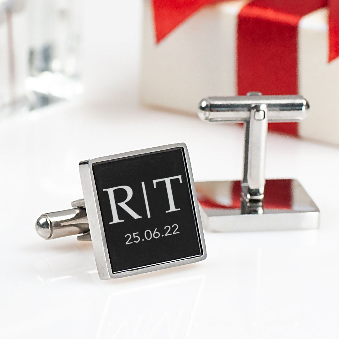 Personalized Engraved Cufflinks - gifts for men